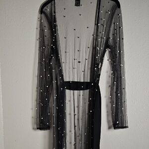 Forever 21 Black Mesh Dress